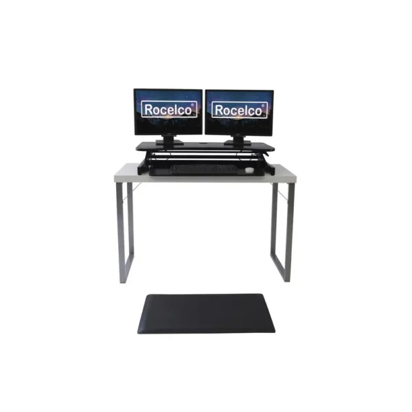 Rocelco 37.5" Deluxe Height Adjustable Standing Desk - Image 3