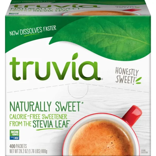 Truvia Sweetener Packets - Natural Sweetener - 400/Carton - Image 2