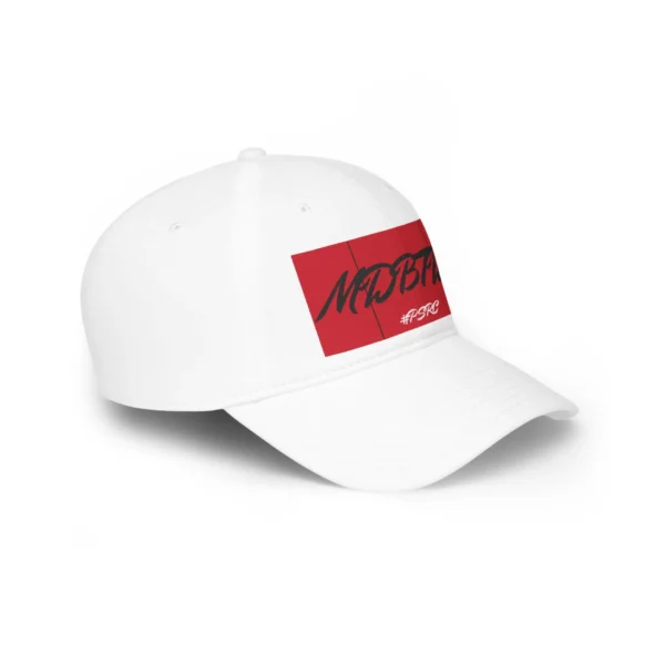 MDBTDJ#PSRC White - Low Profile Baseball Cap - Image 3