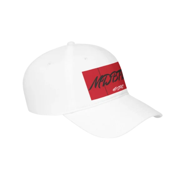 MDBTDJ#PSRC White - Low Profile Baseball Cap - Image 6