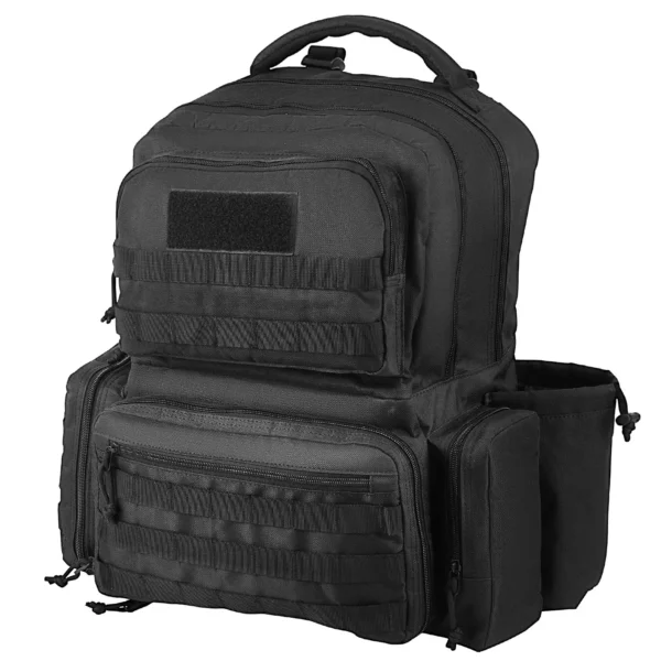 VEVOR Tactical Range Backpack for 6 Pistols Gun Backpack Black - Image 10