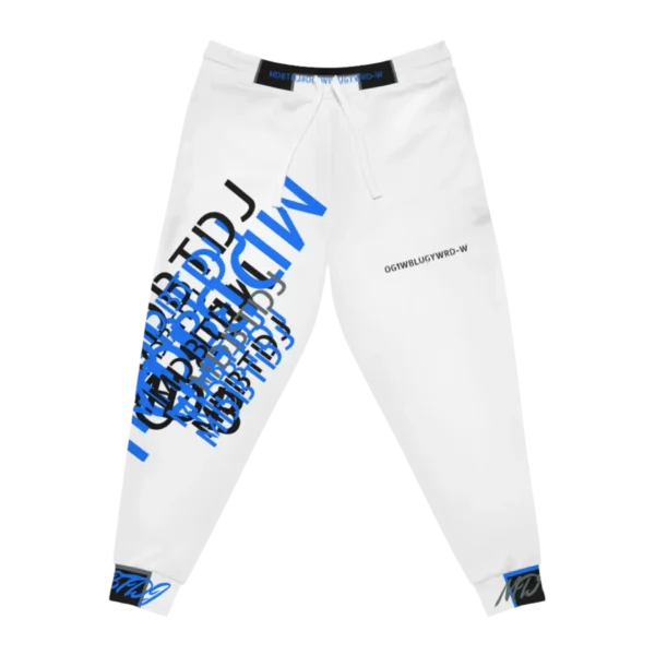 MDBTDJ#OG1WBLUGYWRD-W Premium Athletic Joggers Sweat Pants Activewear - Image 2