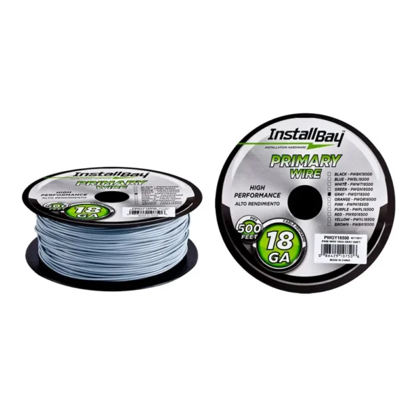 Primary Wire 18GA 500ft Grey All Copper - Image 2