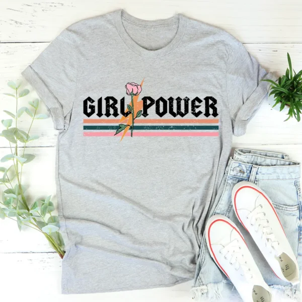 Girl Power Rose Tee - Image 2