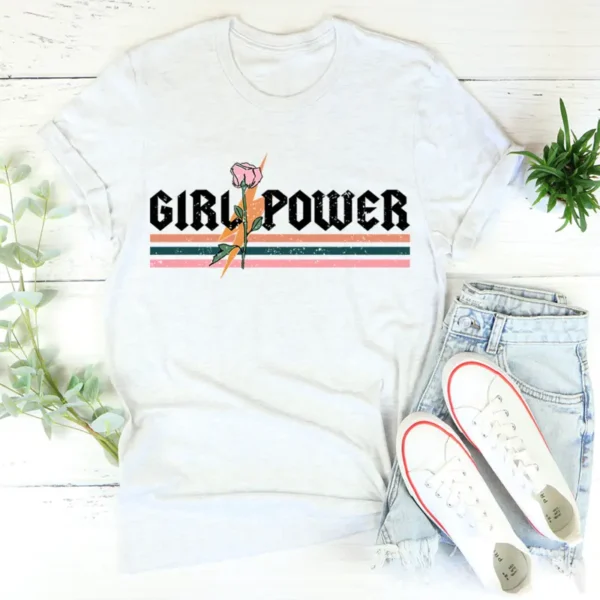 Girl Power Rose Tee - Image 3